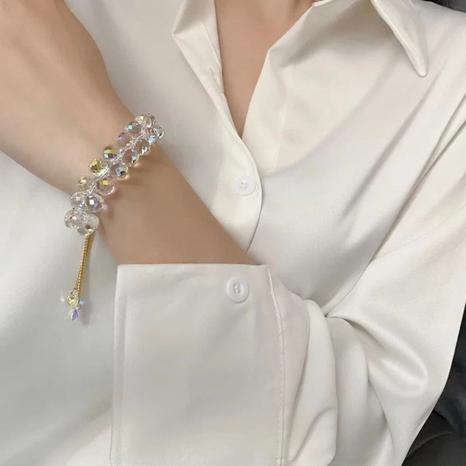 Pulsera Swarovski púrpura con cuentas Foto 4 de 4