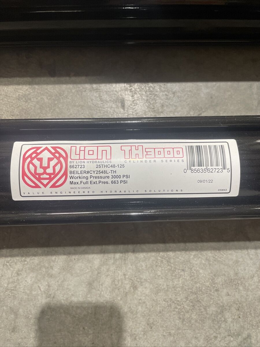 Lion Hydraulic Tie Rod Cylinder TH3000 25THC48-125 3000PSI Lion Hydraulic Tie Rod Cylinder TH3000 25THC48-125 3000PSI