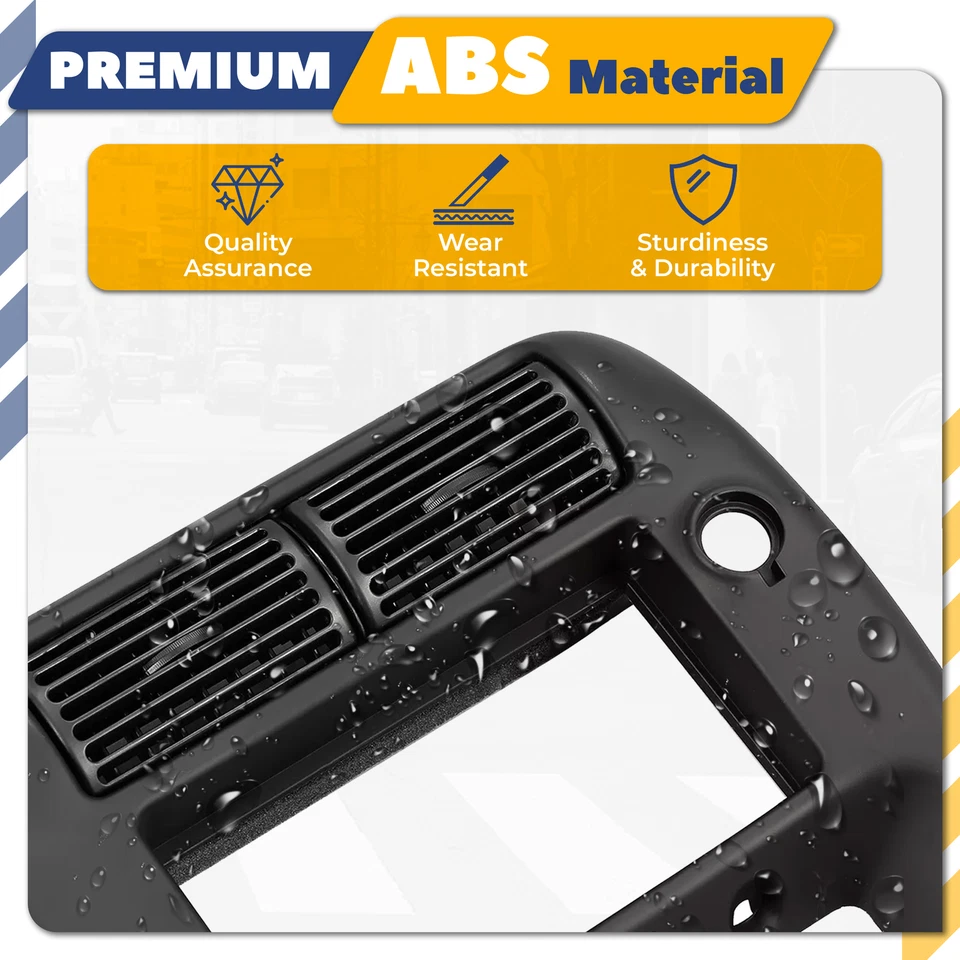 Panel de radio de tablero central negro para Ford Ranger 1997-06 Explorer 1997-01 Foto 3 de 4