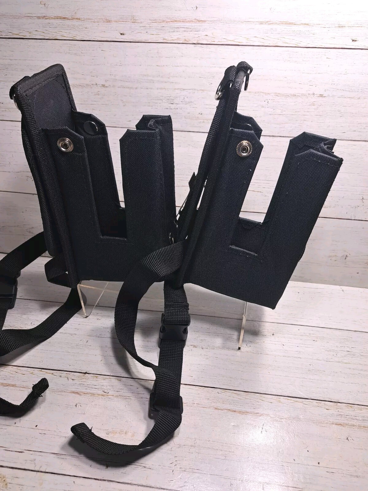 2 Pack Barcode Scanner Holster (Medium) Ballistic Nylon carrying Case Pouch for