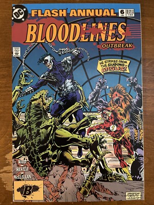 FLASH ANNUAL #6 - BLOODLINES OUTBREAK - DC COMICS 1993