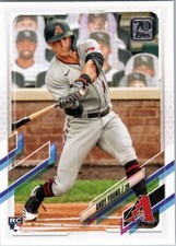 2021 Topps #499 Andy Young RC Arizona Diamondbacks