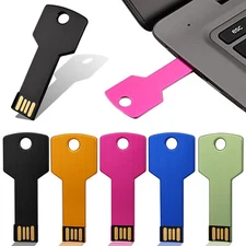 10PCS 16GB USB 2.0 Flash Drive Thumb Drive Storage U Disk Metal Key Memory Stick