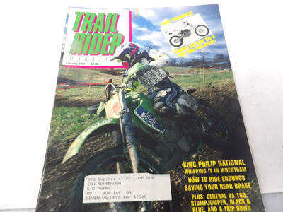 February 1990 New England Trail Rider Magazine | eBay