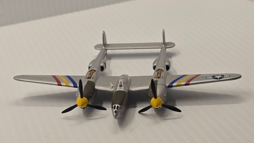 Lockheed P-38L Lightning Diecast Model USAAF 49th FG "Elsie" 4 Inch - Picture 8 of 11
