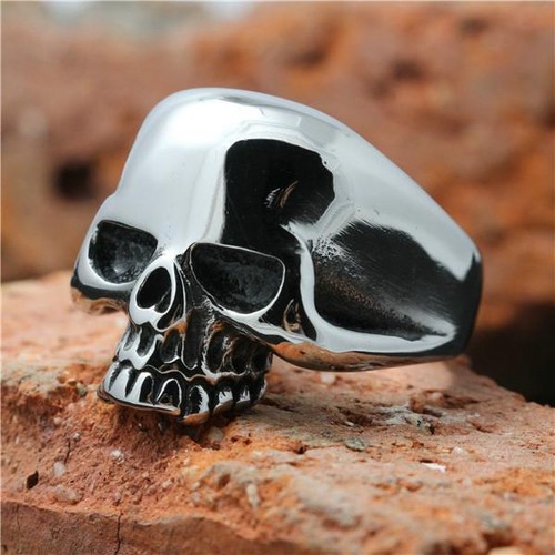Skull Head Ring Stainless Steel Cliff Burton Top Quality Metal Polishing Skull 3 - Picture 20 of 24