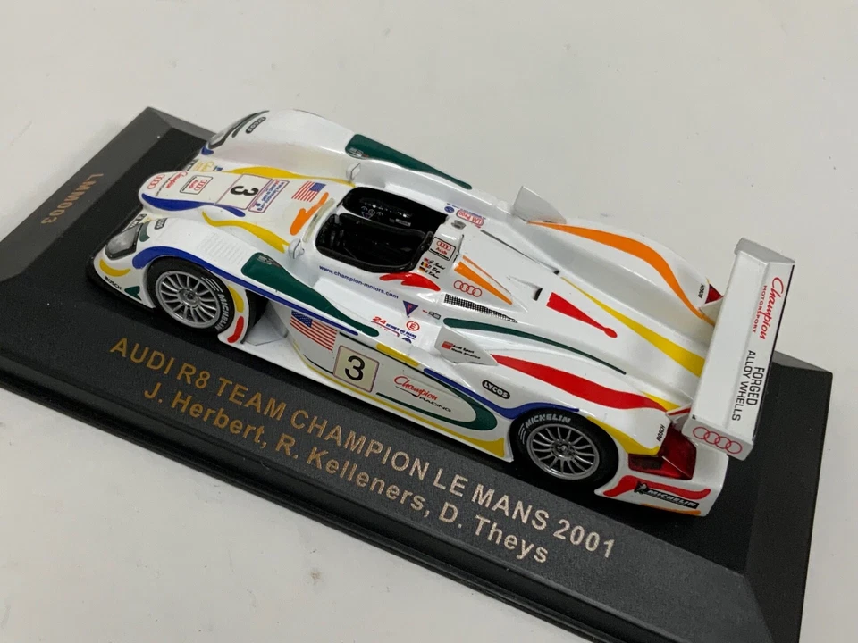 1/43 IXO Audi R8 Champion Racing 2001 24 Horas Le Mans Coche #3 LMM003 CS2178 Foto 4 de 4