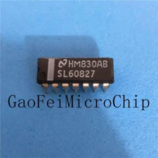 1PCS  NEW  SL60827  SL6O827  60827  DIP-14  IC CHIP