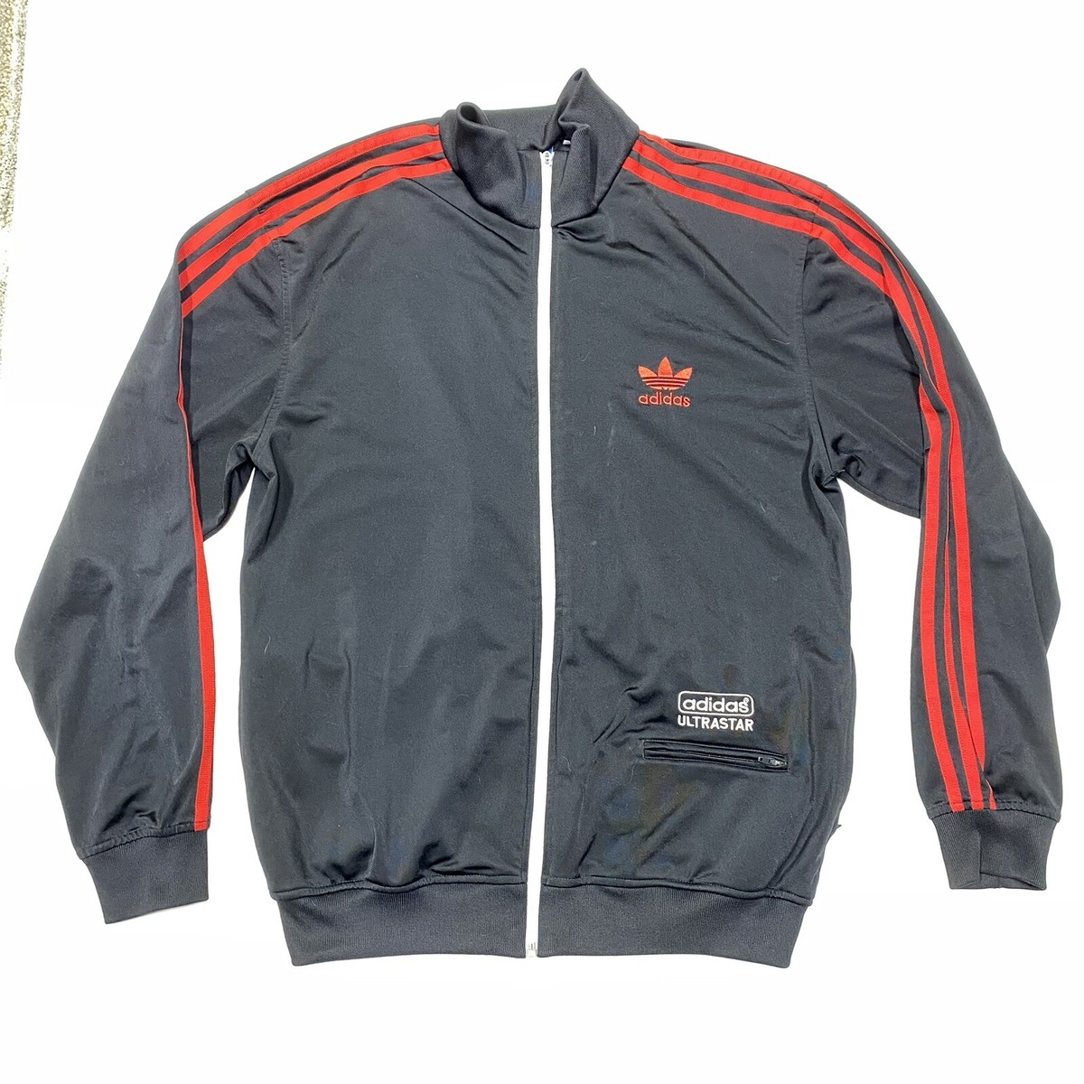 Vintage Adidas ATP Keyrolan Ultrastar Track Jacket Broken Zipper