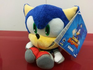 sonic boom big head plush