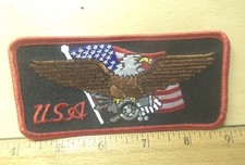 Eagle on top of Cannon with US Flag Embroidered Patch