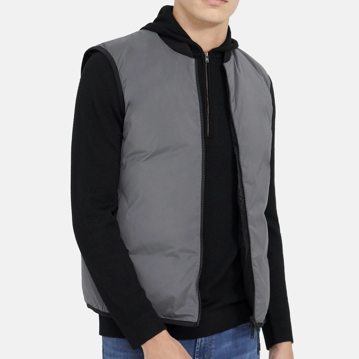 Theory Mens Puffer Vest NWT Size Large | eBay