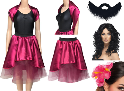Adult The Greatest SHOW Wear Bearded LADY Costume Skirt and Wrap This Is Me  | eBay