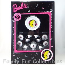 BARBIE DOLL 1994 Chilton Toys LE Tea Set Children's Teapot Cup Dish Plate MIB