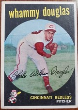 1959 TOPPS WHAMMY DOUGLAS CINCINNATI REDS CARD #431 VG/EXC