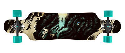 Street Surfing Longboard Complete Wolf Drop Through 9.5