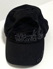 Wild Well Control EST 1975 Black Cotton Adjustable Baseball Cap Hat Oil Gas