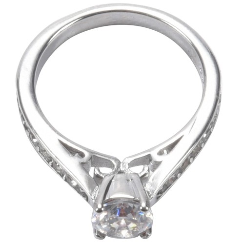 Schmuck Zirkonia Jahrestag Ehering Verlobung Solitär 1543 - Bild 5 von 9