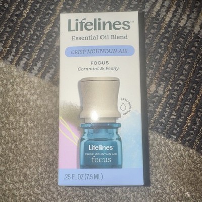 Lifelines Essential Oil Blend CALM Mint & Lavender .25oz Crisp Mountain Air (6y)