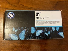 2015 GENUINE HP 81 DYE Black PRINTHEAD/CLEANER C4950A DESIGNJET 5000 5500 