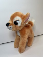 Vintage Walt Disney Productions Bambi Deer Plush Stuffed Animal 7"