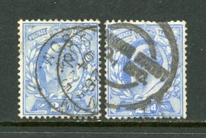 GREAT BRITAIN Edward VII  # 131, 148  /26-7-1k /,  used
