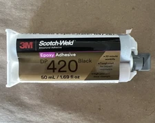 3M Scotch-Weld Epoxy Adhesive Dp420 Black, 12/Master 50mL -