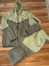 Authentic Nike Tech Fleece Full Zip Set Olive Green Men  s XXL Worn Once