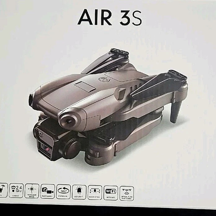 AIR 3S Ready to Fly Drone FPV Wi-Fi 2.4GHz Headless Mode LED Remote Control