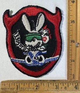 Vintage USAF Malden Air Force Base 3305 PTG Pilot Training Group Patch Rabbit