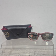 VINTAGE RAY-BAN W2490 IKAS With Case Plastic Oval Frame