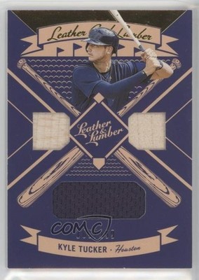 2019 Leather & Lumber and Triple Relics Gold 185/299 Kyle Tucker Rookie RC 0a6