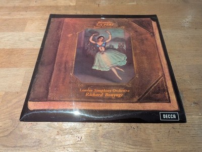 SXL 6407 WB Burgmuller La Peri Richard Bonynge Decca WB 1st + insert EX+