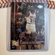 1997-98 Upper Deck - Michael Jordan #18 Game Dated - HOF MVP BULLS - MINT