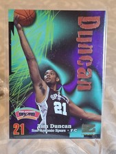 Tim Duncan Rookie 1997-98 SkyBox Z-Force #111 San Antonio Spurs