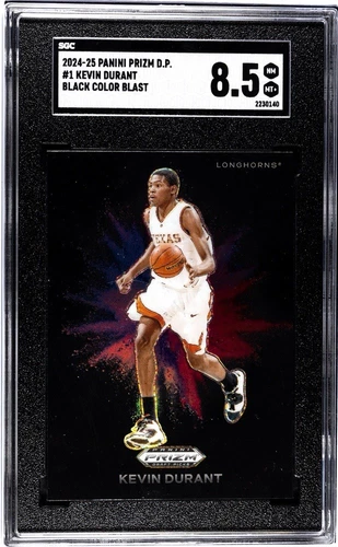 2024-25 Panini Prizm Draft Picks Color Blast #1 Kevin Durant SGC 8.5