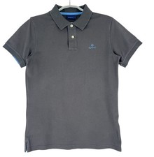 GANT Men's Casual Polo T-Shirt Short Sleeve Gray Size S
