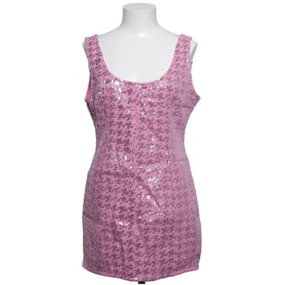 PrettyLittleThing, Kleid, Größe: 42, Pink/Silber, Baumwolle/Polyester #WmU
