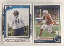 Lot of Byron Murphy II RCs (2) 2024 Donruss & 2024 Score