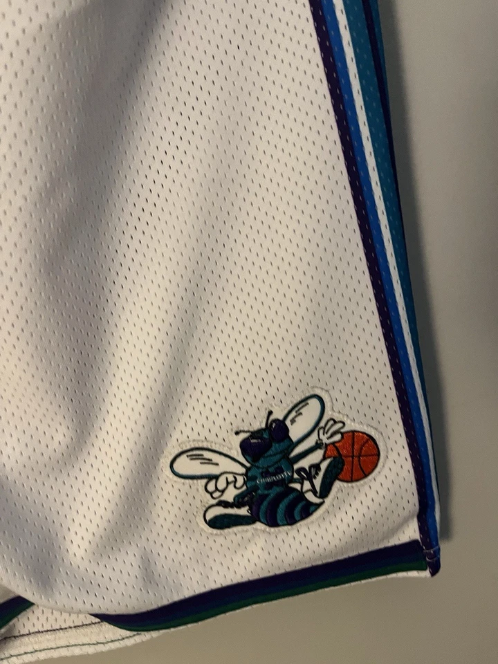 1990 年代 Charlotte Hornets Starter Team 发布尺寸 38 短裤 — 第 2/4 张图片