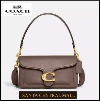 COACH タビーショルダーバッグ ブラウンCH857 茶色 COACH CH857 Tabby Shoulder Bag 26 Polished Pebble Leather Dark