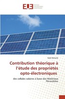 Nabil Beloufa | Contribution ThéOrique à L'éTude Des PropriéTéS...