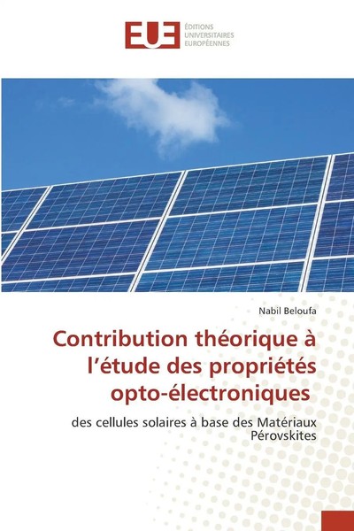 Nabil Beloufa | Contribution ThéOrique à L'éTude Des PropriéTéS...-image