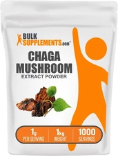 Chaga Mushroom Powder 2.2Lb Herbal Supplement Antioxidant For Health Vitality