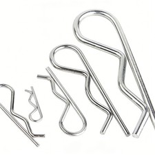 A2 Stainless Steel R Clips M1-M6  Hairpin Cotter Pins for Tractor  Trailer