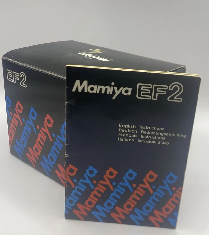 Mamiya EF2 Vintage Film Camera In Box Genuine Bag, Manual & 1982 Warranty VGC - Image 3 of 4