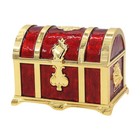 Kids Toys Box Decorative Jewelry Box Large Capacity Retro Style Treasure Box
