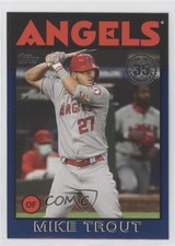 2021 Topps 1986 Topps Baseball 35th Anniversary Blue Mike Trout #86B-1 uk2