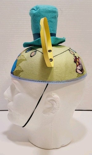 Disney Parks Alice In Wonderland Mad Hatter Tea Party Mickey Ears Hat Cap EUC - Picture 2 of 14