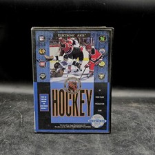 Sega Genesis NHL Hockey Game W/ Case, No Manual - Tested & Working
